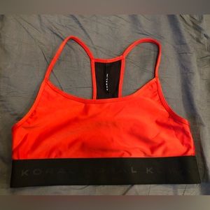 SoulCycle x Koral Sweeper Bra - Sz Large - Red and Black.